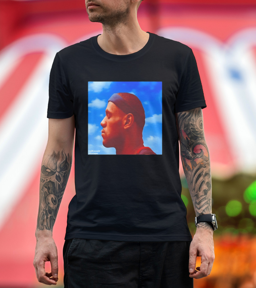 LeBron James LeBronald Mixtape Nothing Was LeSame Los Angeles Lakers Sky T-Shirt