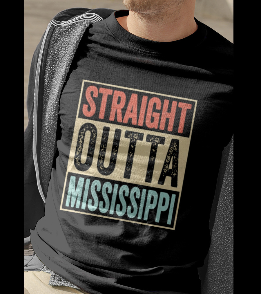 Straight Outta Mississippi Souvenir Performance T-Shirt
