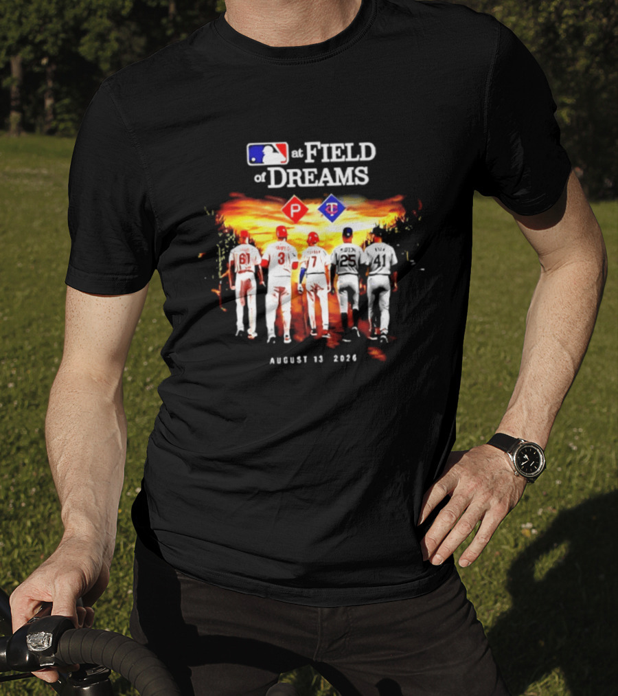 MLB Field Of Dreams Pittsburgh Pirates Vs Minnesota Twins August 13 2026 T-Shirt