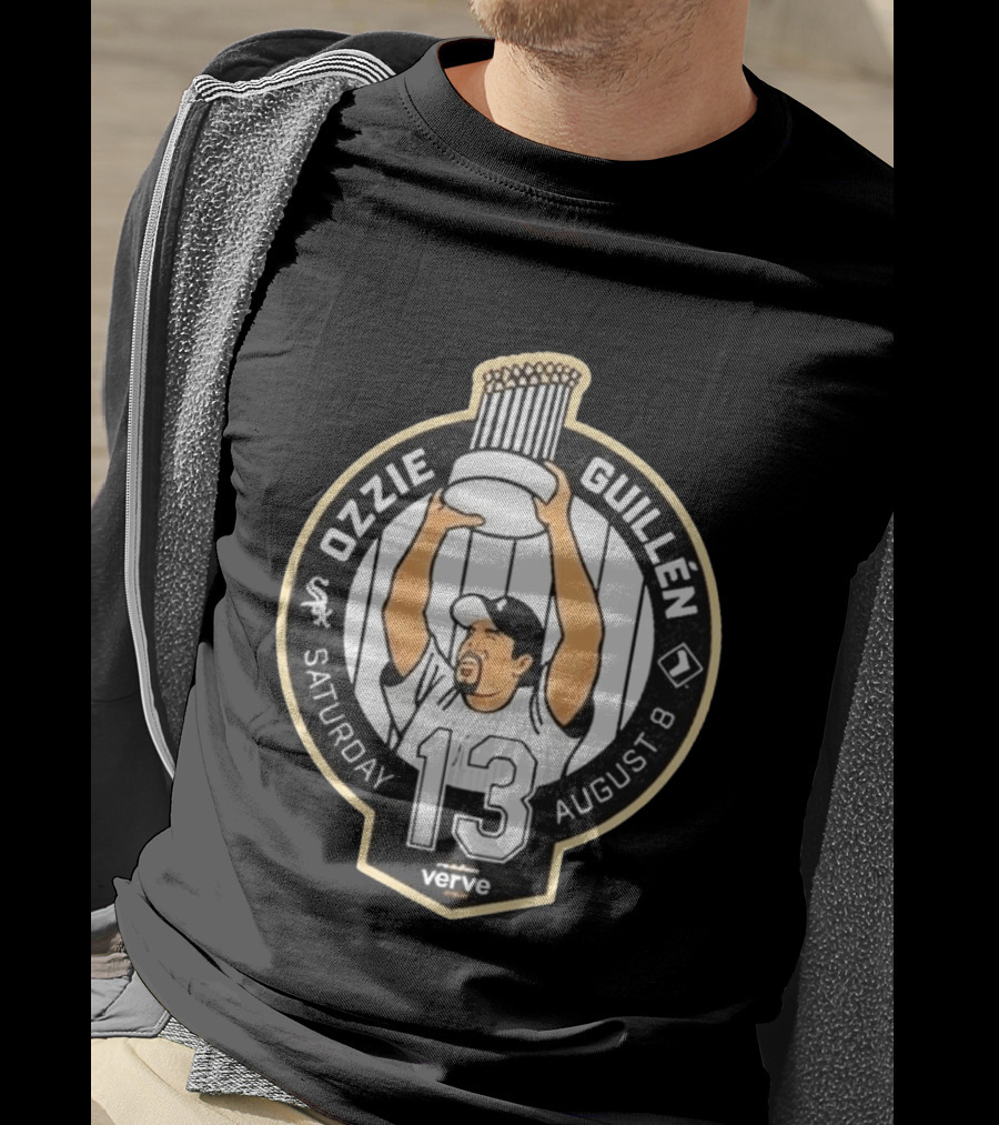 Ozzie Guillen White Sox Verve August 8 Celebration 13 T-Shirt