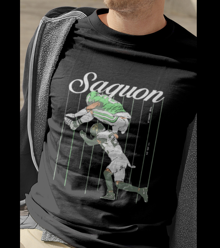 Saquon Barkley Backwards Hurdle Against Philadelphia Eagles T-Shirt