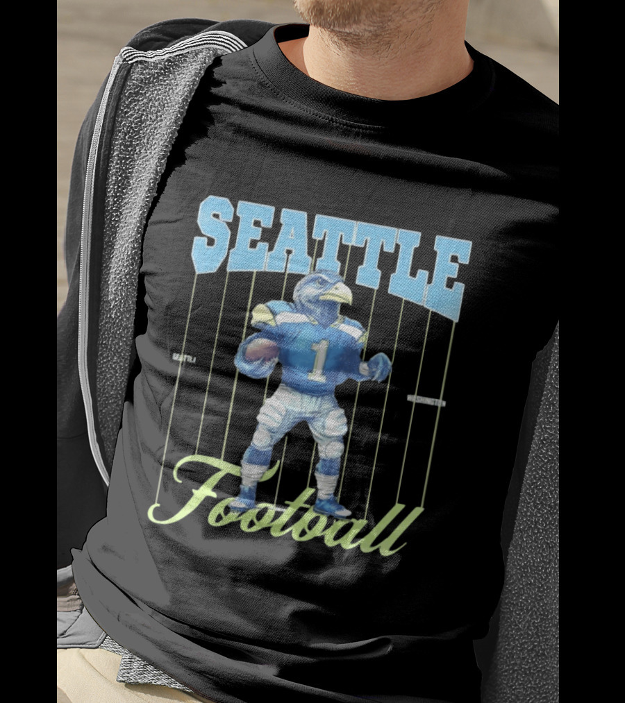 Seattle Seahawks 1 Seattle Washington Football Bird T-Shirt