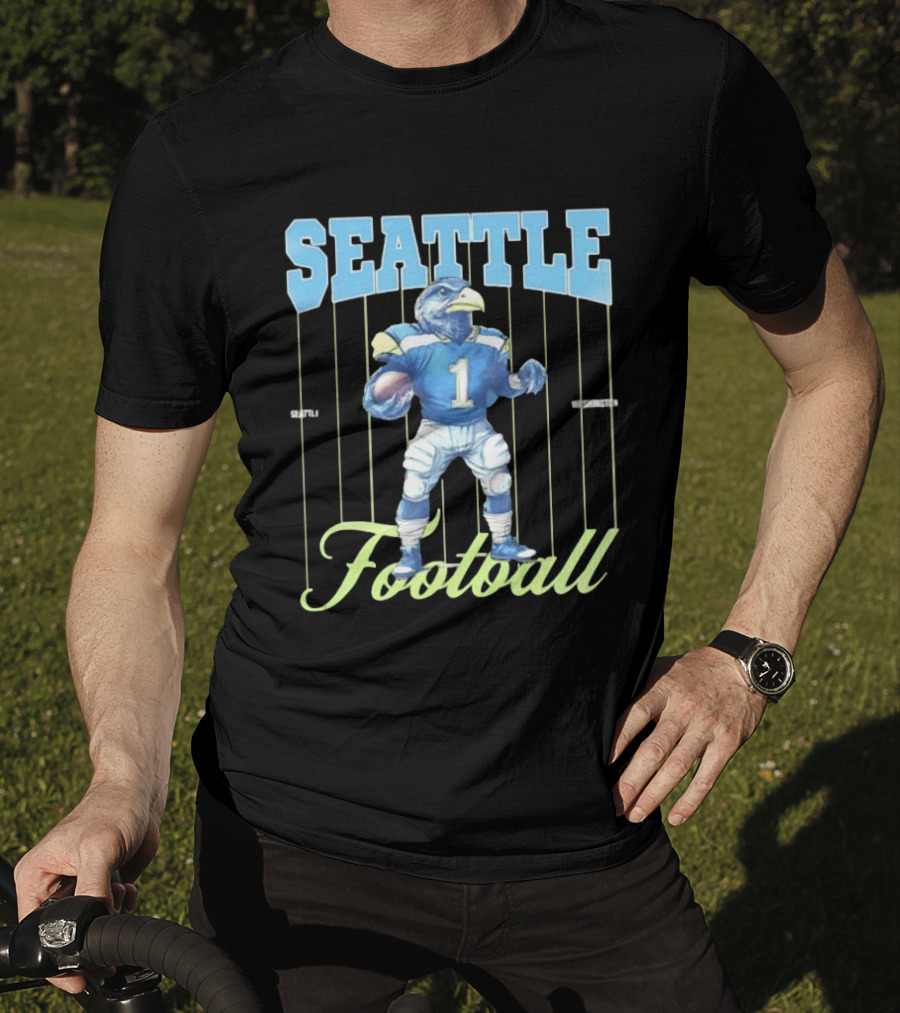 Seattle Seahawks 1 Seattle Washington Football Bird T-Shirt