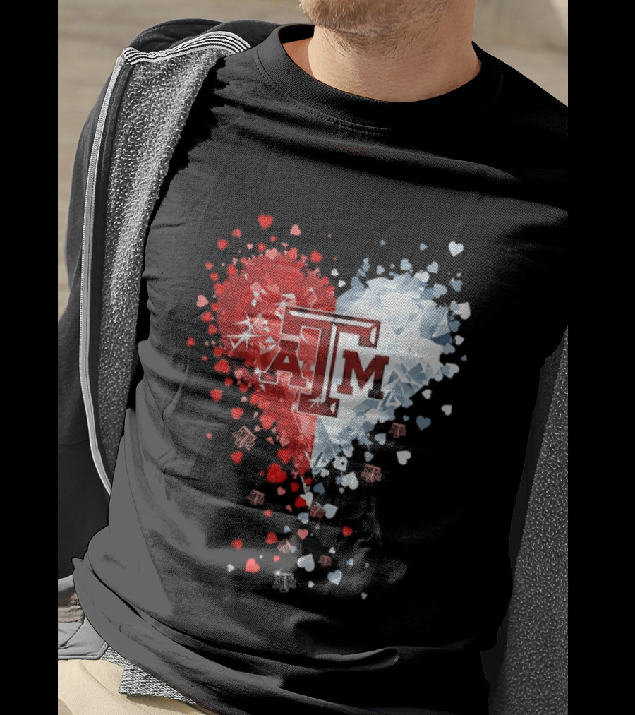 Texas A&M Aggies Heart Diamond 2026 NCAA College Station T-Shirt