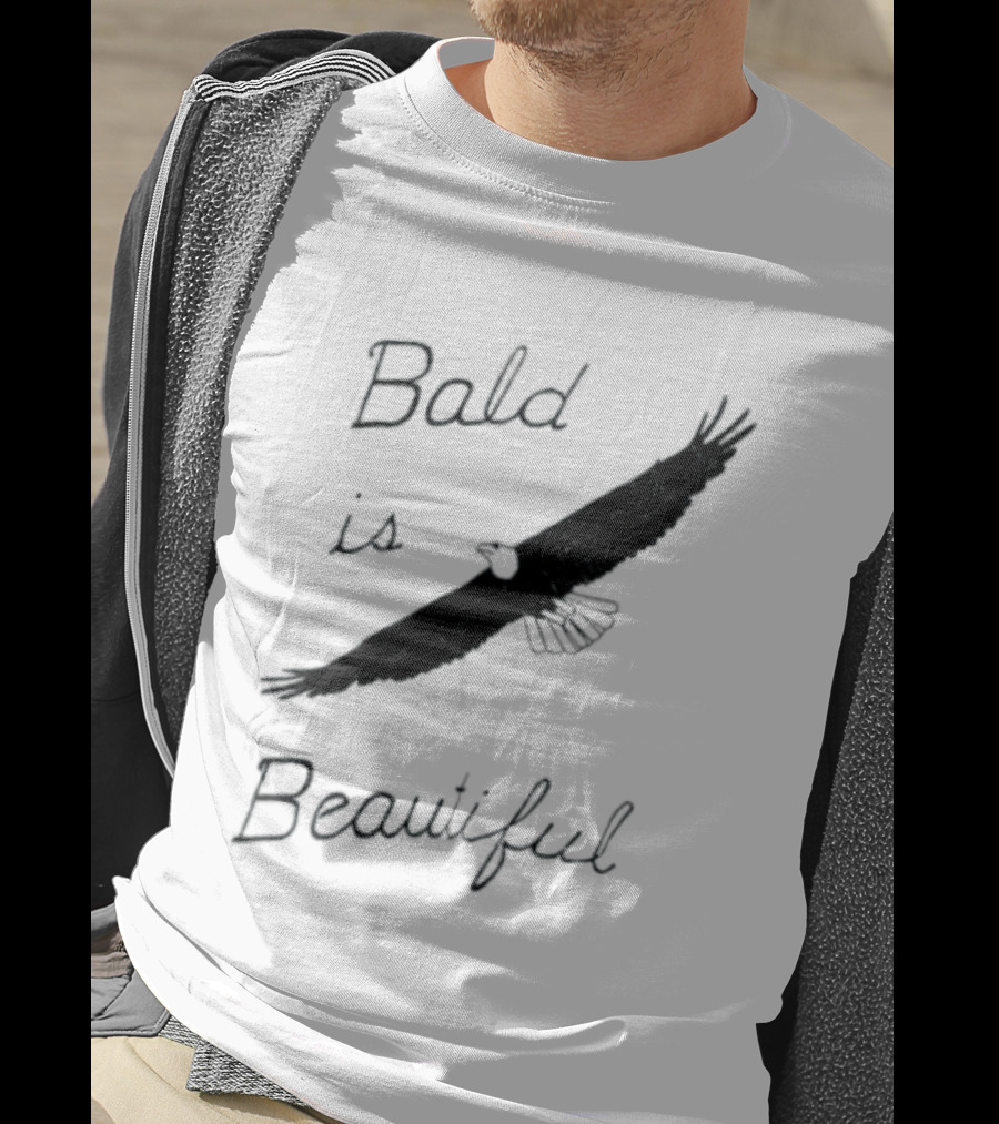 Bald Is Beautiful Hair Loss Eagle Bald Eagle T-Shirt