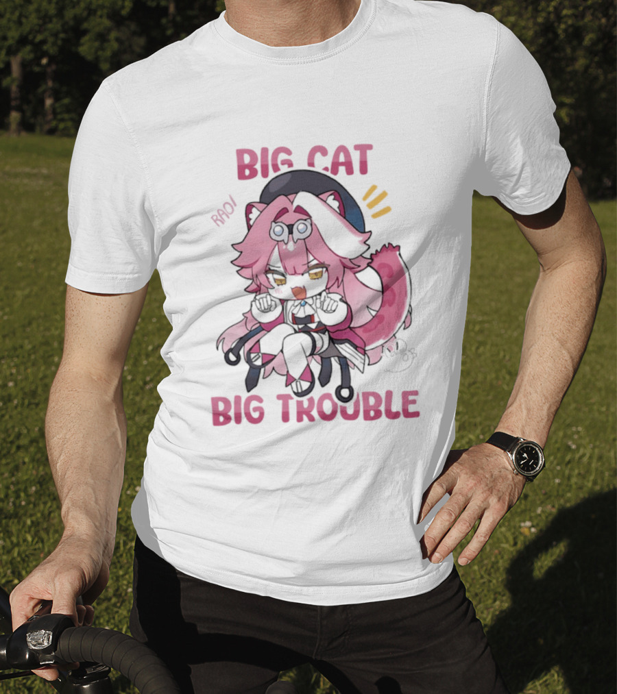 BIG Cat Prowls Into BIG Trouble Anime T-Shirt