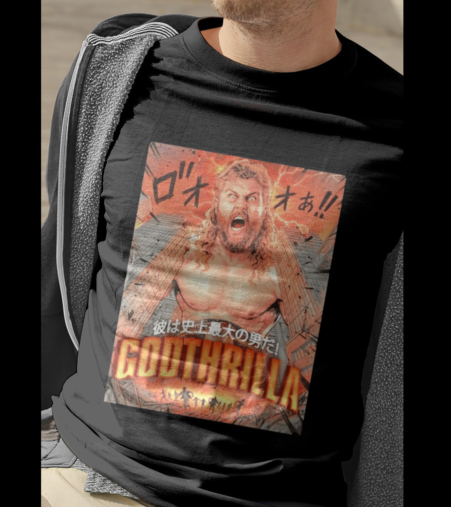 Thrillbilly Silas Mason Godthrilla Comic Style Explosion Scene T-Shirt