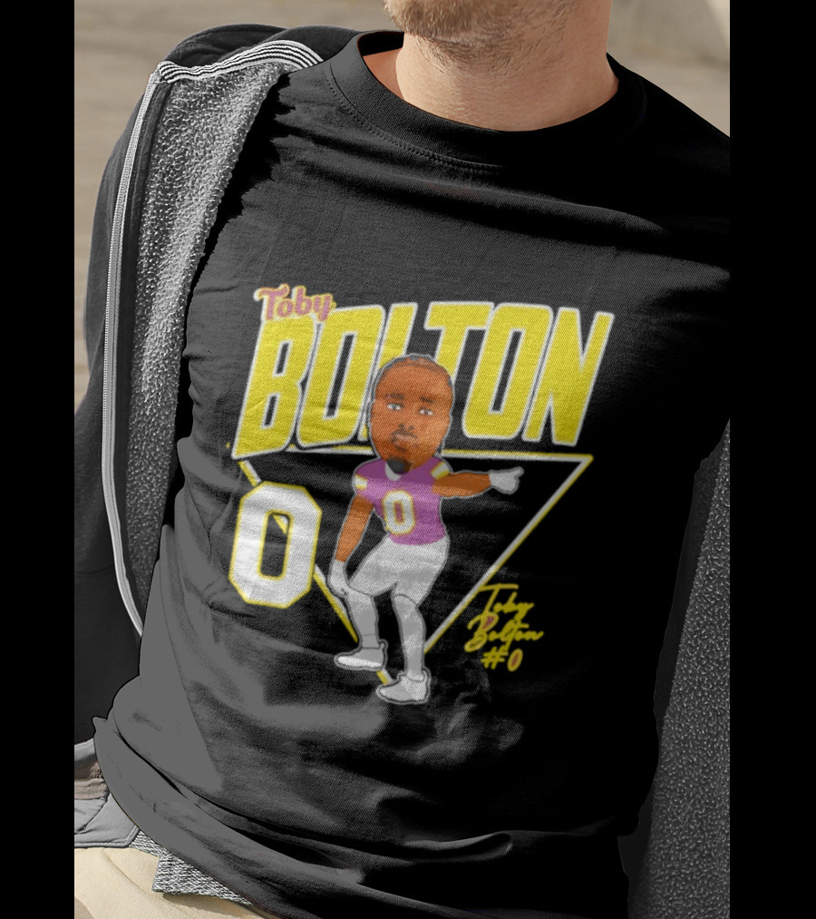 Toby Bolton 0 Caricature Tennessee Tech Football T-Shirt