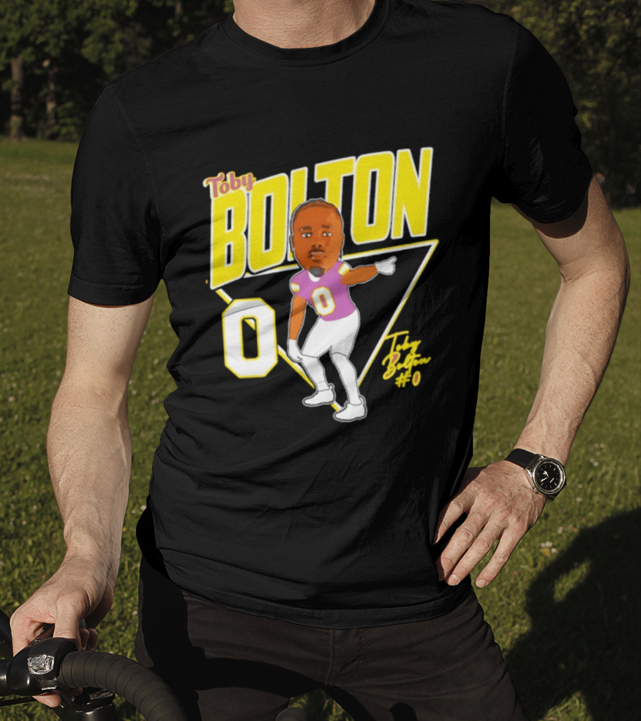 Toby Bolton 0 Caricature Tennessee Tech Football T-Shirt