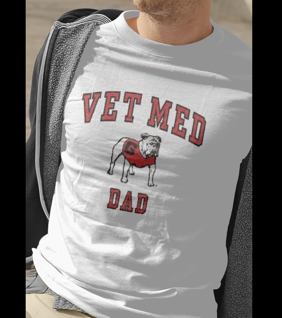 Vet Med Dad Bulldog G T-Shirt