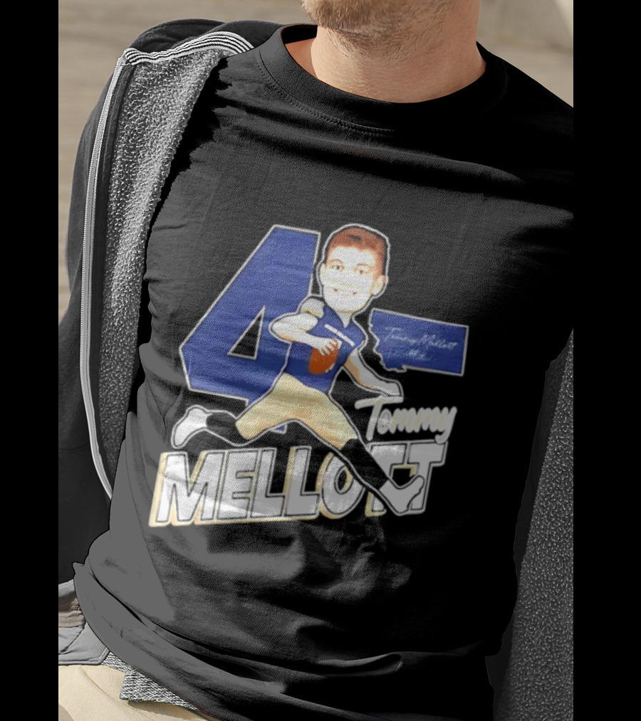 Tommy Mellott 4 Montana State Bobcats Caricature T-Shirt