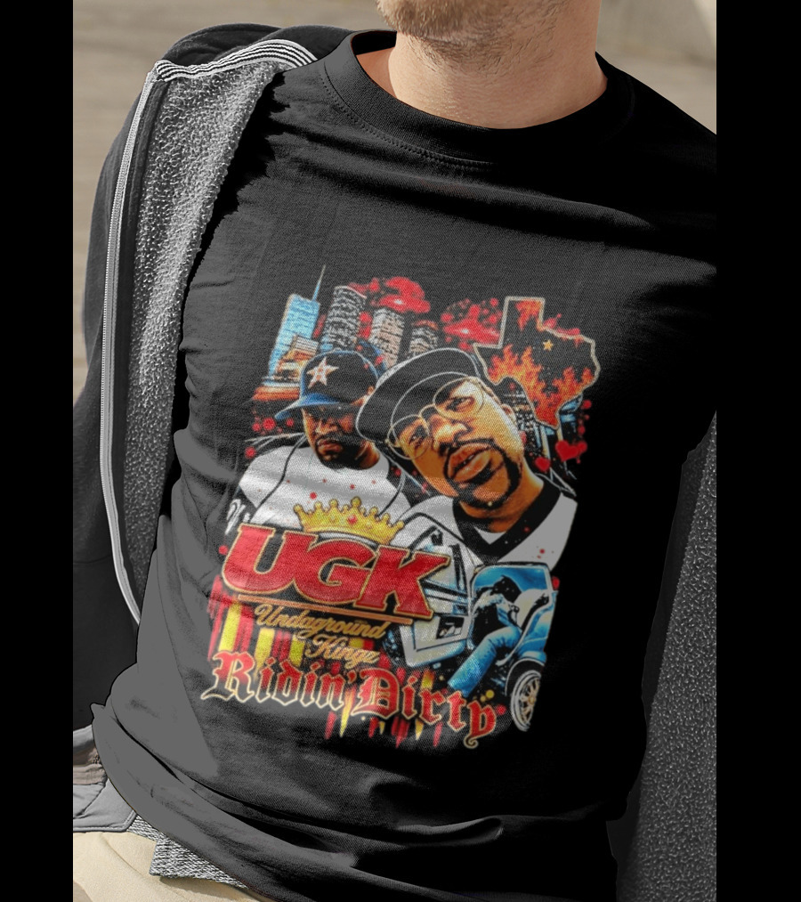 UGK Underground Kingz Ridin' Dirty Texas Rap Legends T-Shirt