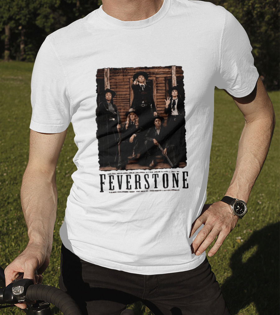 Feverstone Indiana Fever WNBA Basketball Team Western T-Shirt
