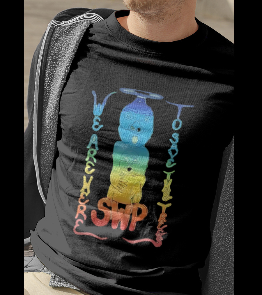 We Are Here To Save The Trees SWP LGBT Rainbow Totem T-Shirt