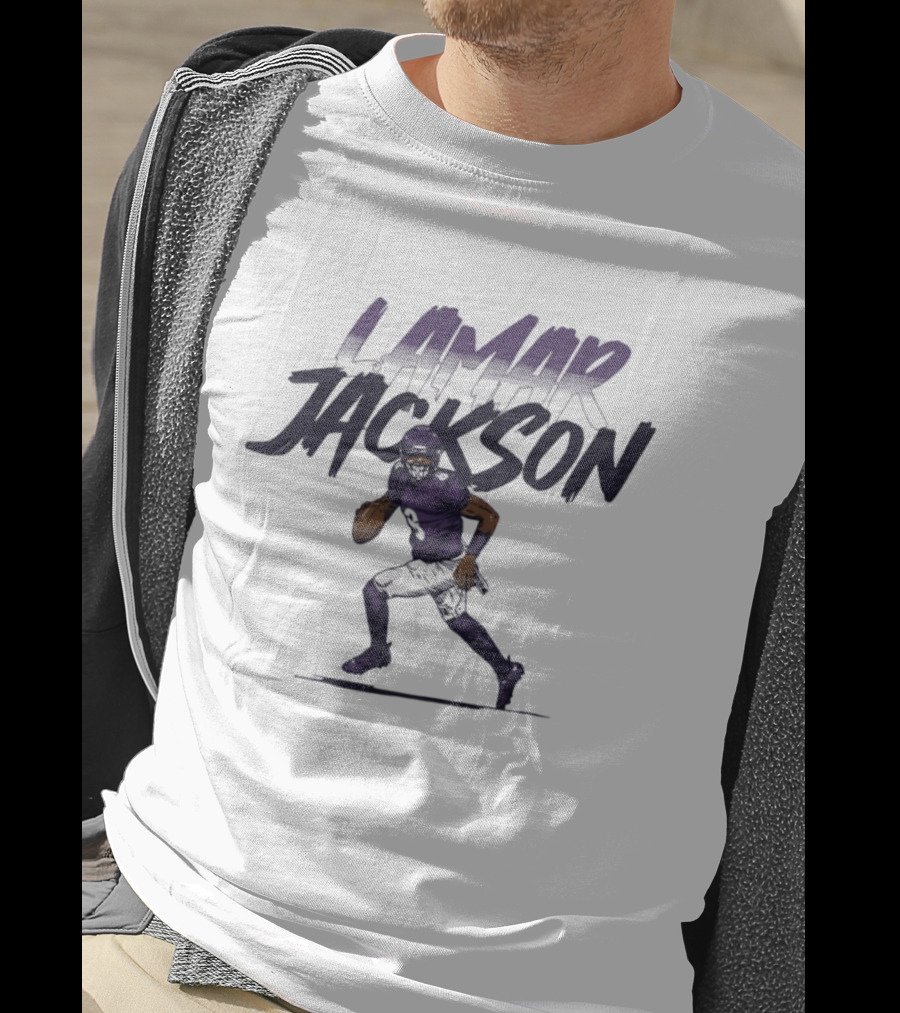 Lamar Jackson 8 Baltimore Ravens Football 2026 T-Shirt