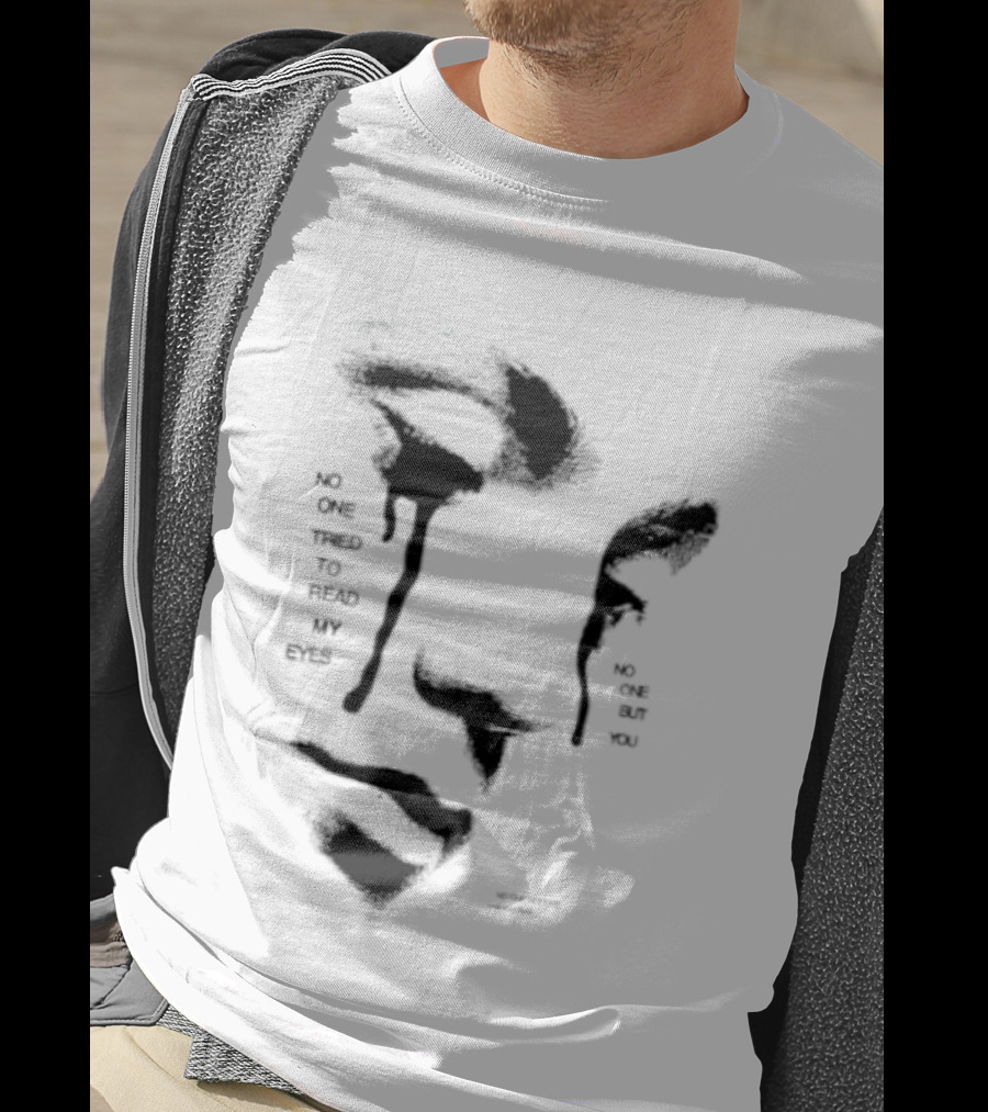 No One Tried To Read My Eyes The Marias Stylized Face T-Shirt