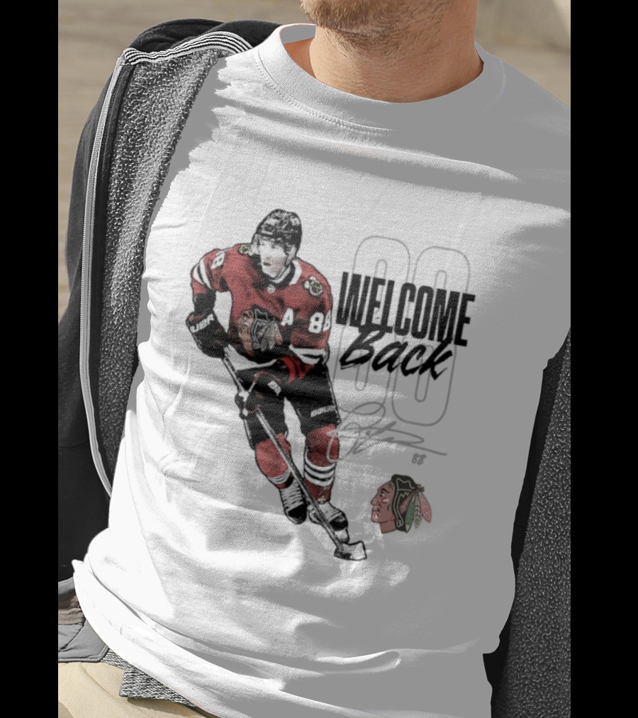 Patrick Kane 88 Chicago Blackhawks Welcome Back T-Shirt