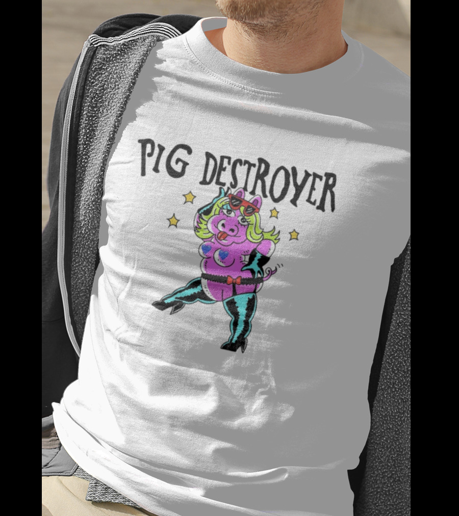 Pig Destroyer Miss Piggy Grindcore Metal Fashionable T-Shirt