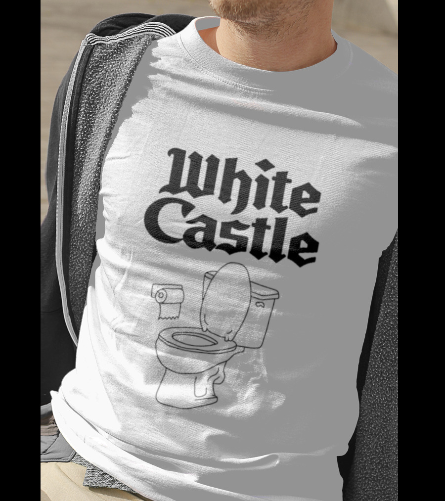 White Castle Toilet Bathroom Humor Fast Food T-Shirt
