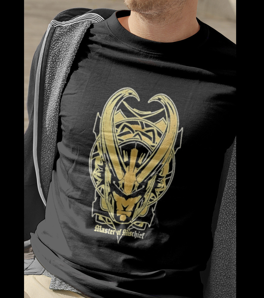 Loki Marvel Master Of Mischief Helmet T-Shirt