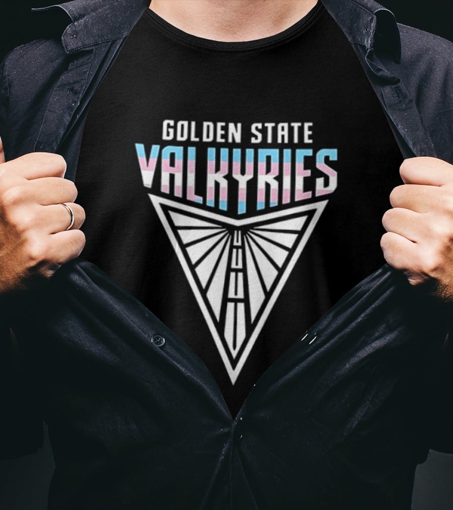 Golden State Valkyries Trans Flag T-Shirt