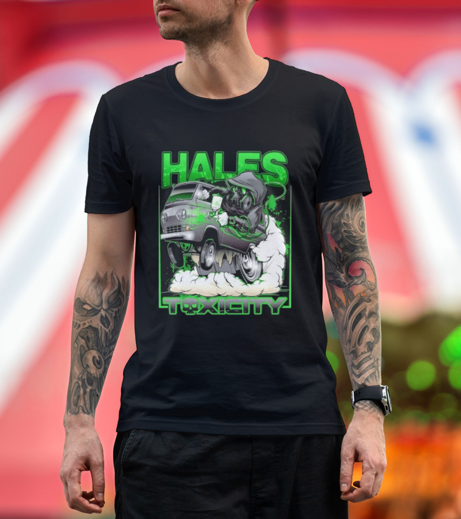 Hales Toxicity Gas Mask Graffiti Van Street T-Shirt