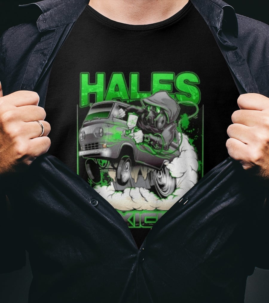 Hales Toxicity Gas Mask Graffiti Van Street T-Shirt