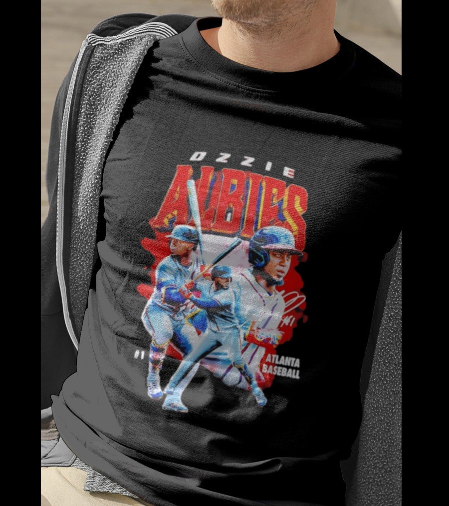 Ozzie Albies Atlanta Baseball 01 2026 MLB Collage T-Shirt