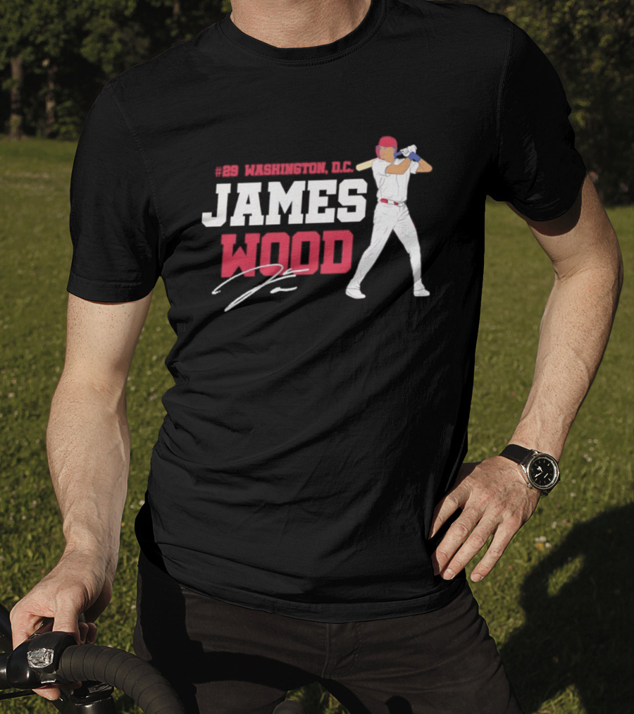 James Wood Washington D.C. Nationals MLB 2026 T-Shirt