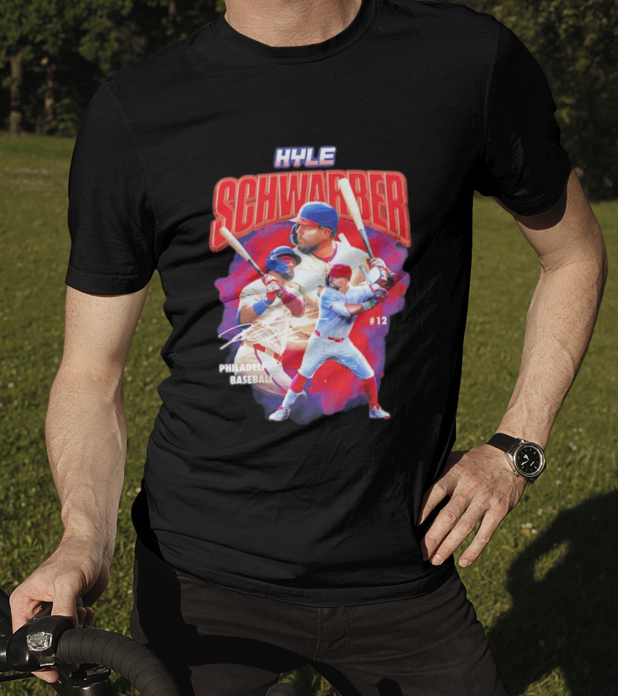 Kyle Schwarber Phillies Baseball #12 Collage 2026 T-Shirt