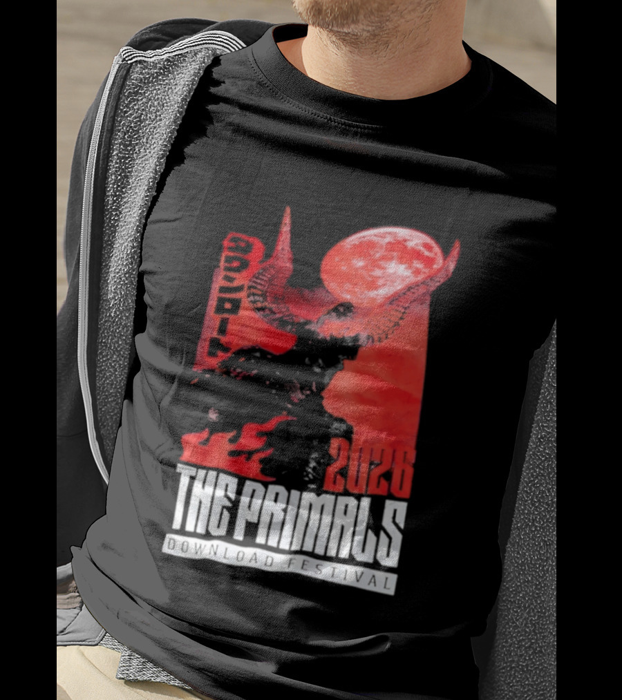 The Primals Download Festival 2026 Blood Moon 1312 Red Horns T-Shirt