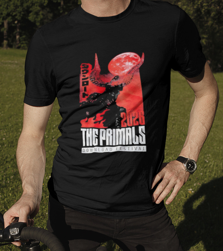 The Primals Download Festival 2026 Blood Moon 1312 Red Horns T-Shirt