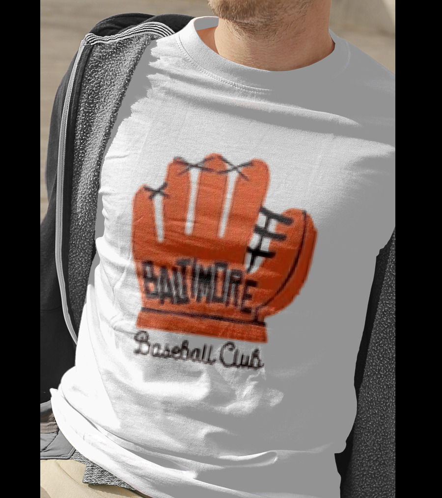 MLB Baltimore Orioles Baseball Club Orange Glove Always Better In Baltimore T-Shirt