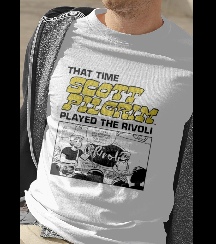 Scott Pilgrim Comic Strip That Time Played The Rivoli T-Shirt