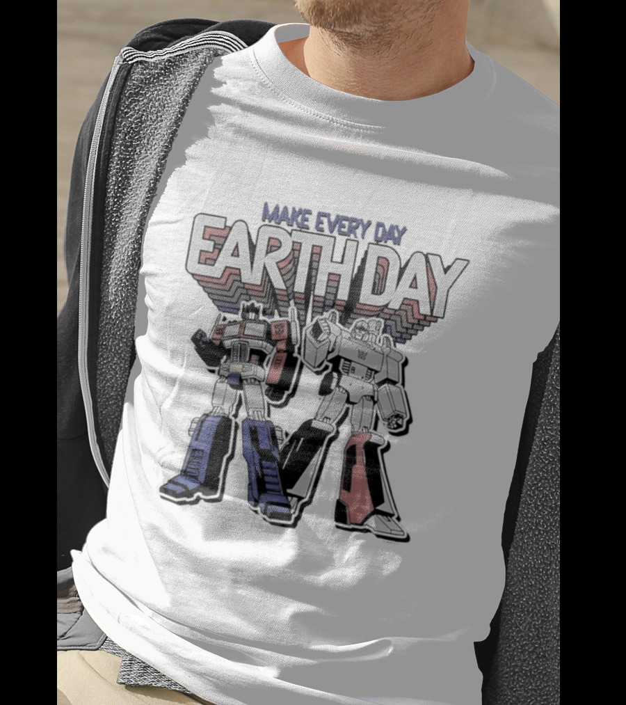 Make Every Day Earth Day Transformers T-Shirt