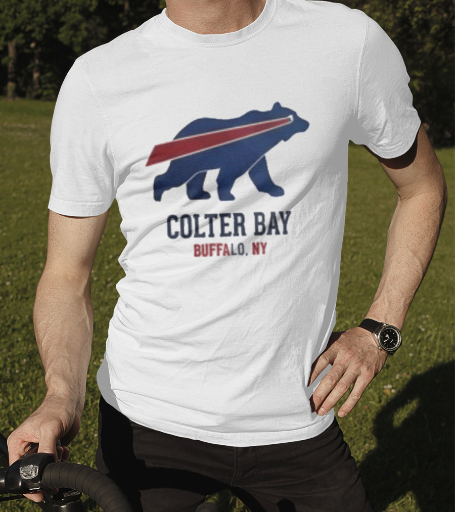 Buffalo Bills Colter Bay NY Beers Make Me Wanna Shout T-Shirt