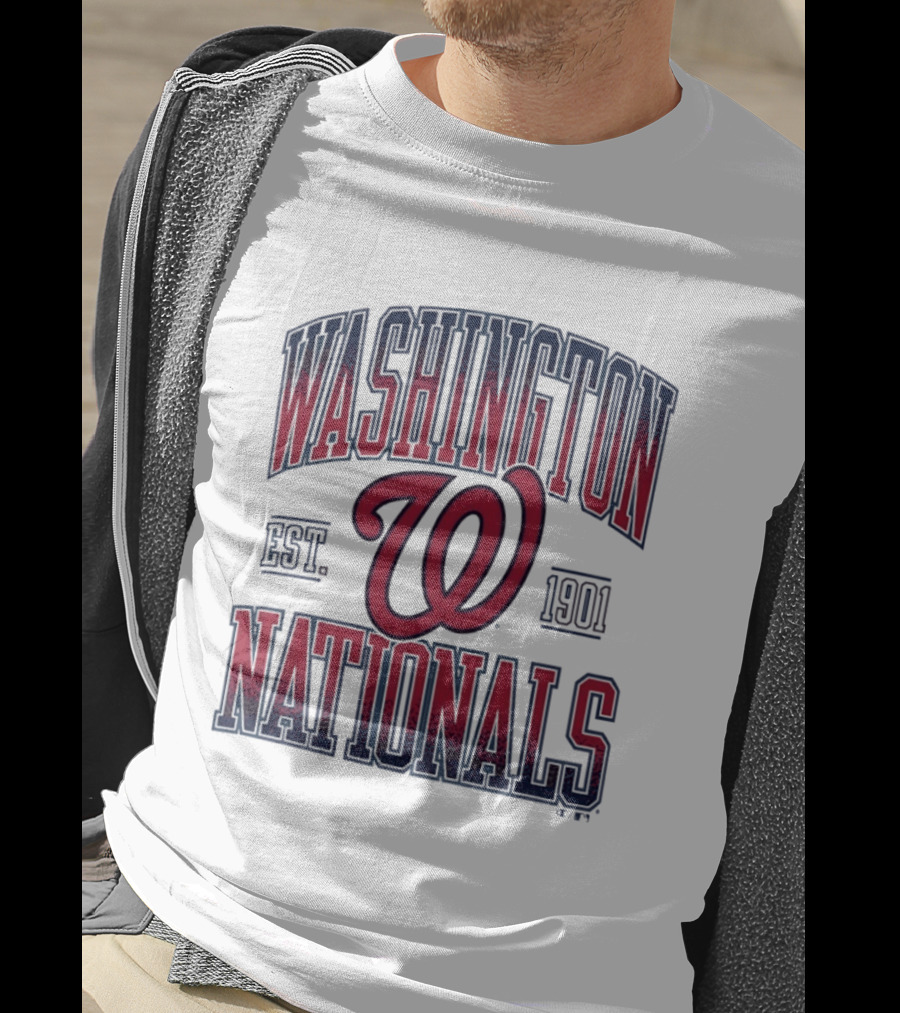 Washington Nationals Est 1901 MLB Baseball Vintage Red T-Shirt