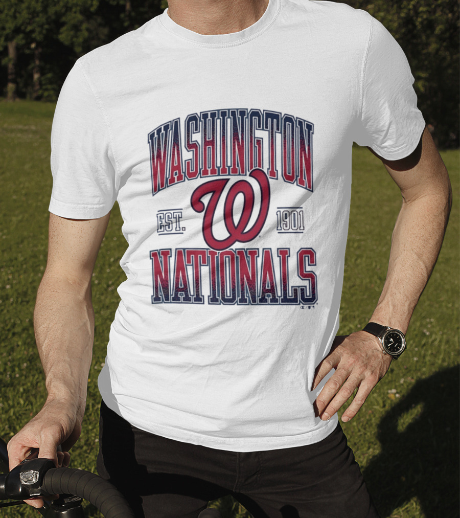 Washington Nationals Est 1901 MLB Baseball Vintage Red T-Shirt
