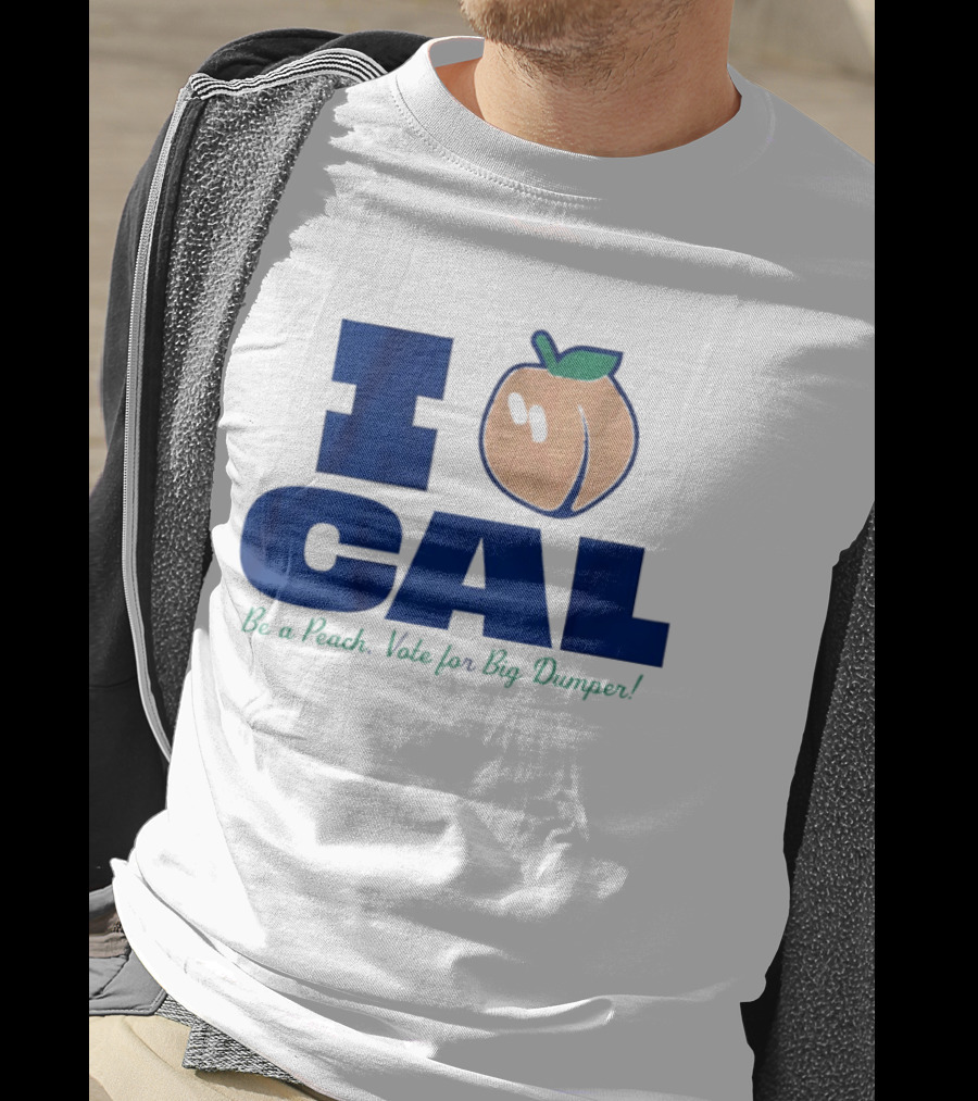 I Love Cal Peach Vote For Big Dumper Cal Raleigh T-Shirt