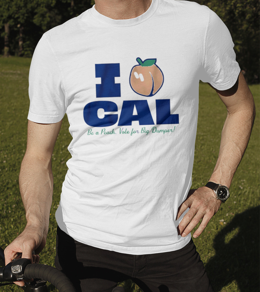 I Love Cal Peach Vote For Big Dumper Cal Raleigh T-Shirt
