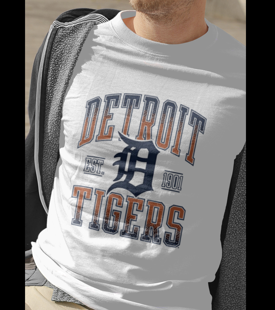 Detroit Tigers Est 1901 MLB Baseball T-Shirt