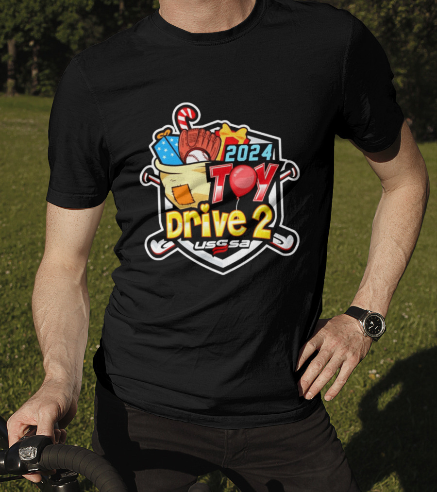 2024 USSSA Toy Drive 2 Baseball Event T-Shirt