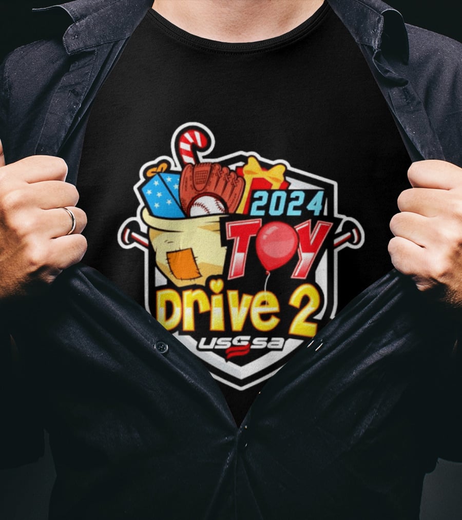 2024 USSSA Toy Drive 2 Baseball Event T-Shirt