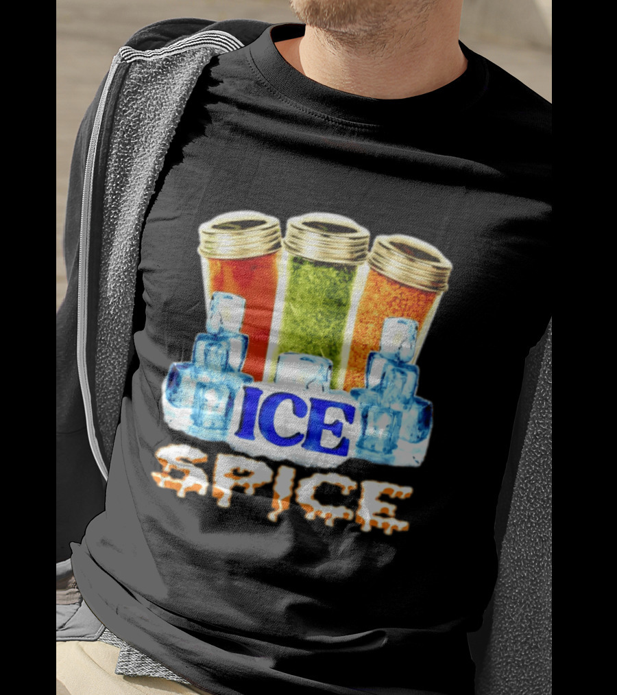 Ice Spice Iced Out Hip Hop Rap Music Funny Wordplay T-Shirt