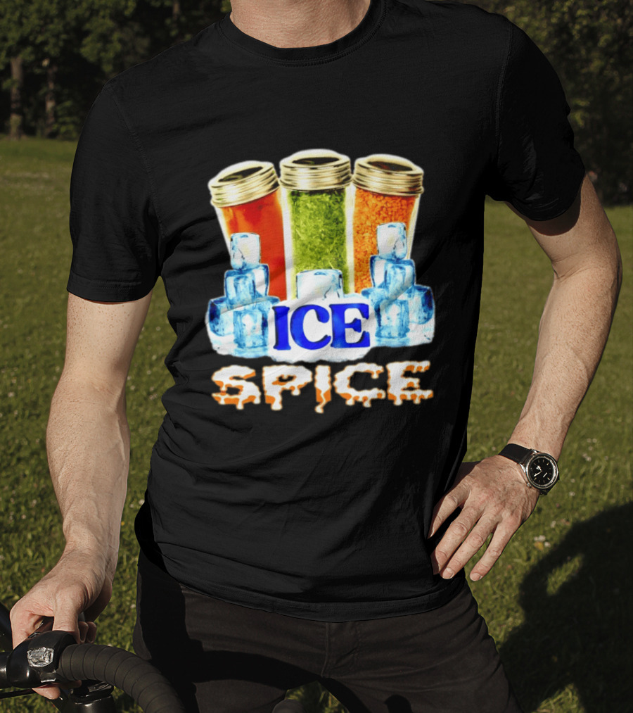 Ice Spice Iced Out Hip Hop Rap Music Funny Wordplay T-Shirt