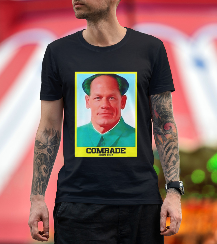 Comrade John Xina Meme Mao Zedong Parody Image T-Shirt