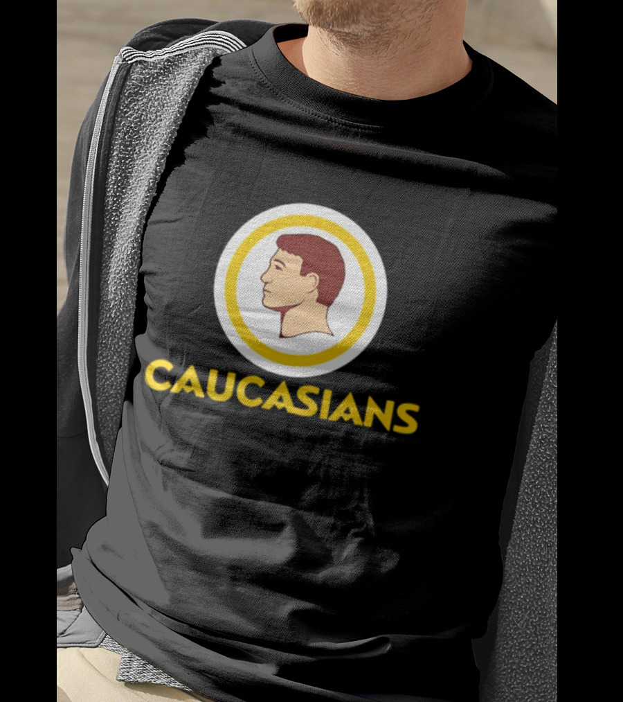 Caucasians Satire Sports Humor Caucasian Face T-Shirt