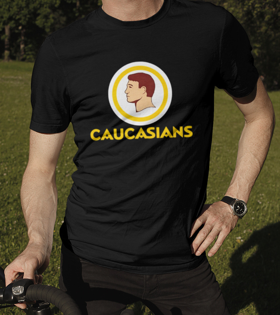 Caucasians Satire Sports Humor Caucasian Face T-Shirt