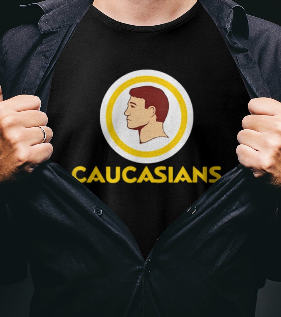 Caucasians Satire Sports Humor Caucasian Face T-Shirt