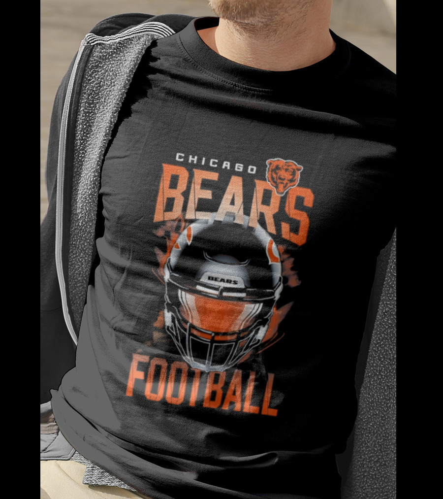 Chicago Bears Football Helmet 2026 Season T-Shirt